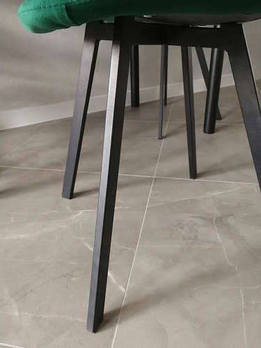 Стул на металлокаркасе Чилли К черный / зеленый фото покупателя 198