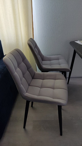 Стул на металлокаркасе Челси К крутящийся бирюзовый / черный фото покупателя 141