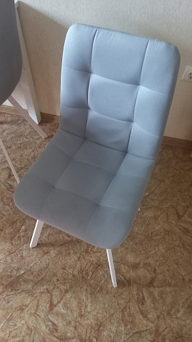 Стул на металлокаркасе Чилли черный / зеленый фото покупателя 1104