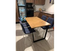 Стол Лота Лофт 140 25 мм черный матовый / бетон фото покупателя 76