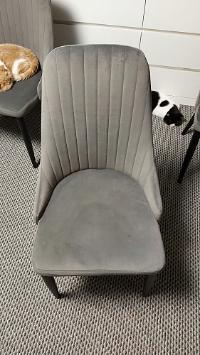 Стул на металлокаркасе Kora gray / black фото покупателя 233