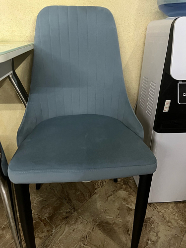 Стул на металлокаркасе Kora light purple / black фото покупателя 291