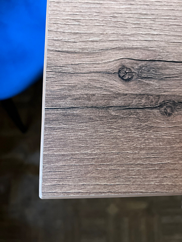 Стол Тринити Лофт 120 32 мм дуб галифакс табако / черный матовый фото покупателя 369