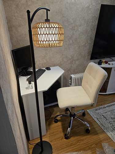 Компьютерное кресло Fiesta/Фиеста флок серый 29 фото покупателя 8