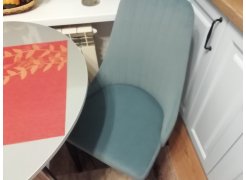 Стул на металлокаркасе Kora green / black фото покупателя 4