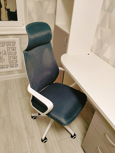 Компьютерное кресло Golem black / white фото покупателя 42