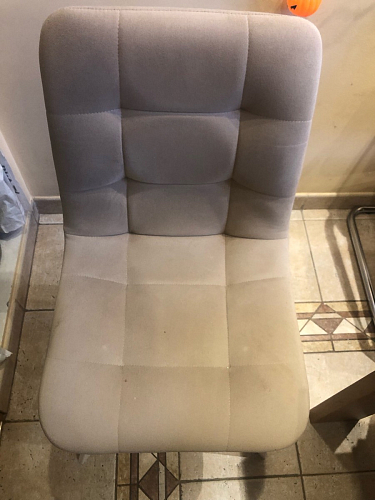 Стул на металлокаркасе Чилли синий / белый фото покупателя 984