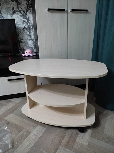 Журнальный стол Лидер дуб млечный фото покупателя 56