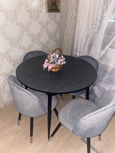 Стул на металлокаркасе Gabi latte / gold / black фото покупателя 466