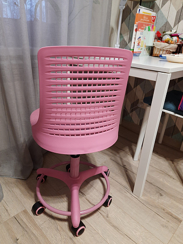 Компьютерное кресло Kiddy/Кидди бирюзовое ткань (сетка) фото покупателя 18