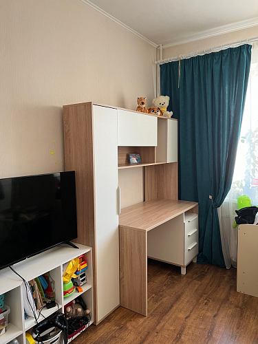 Письменный стол Комфорт 12.95 N дуб сонома / белый PE шагрень фото покупателя 54