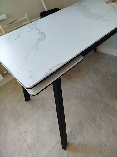 Керамический стол Норман 120(180)х80 shakespeare black / черный фото покупателя 2