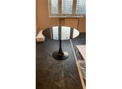 Стеклянный стол Tulip 90 black фото покупателя 14