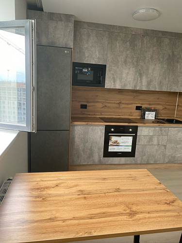 Деревянный стол Лота Лофт 140х80 дуб крафт табачный / черный матовый фото покупателя 817