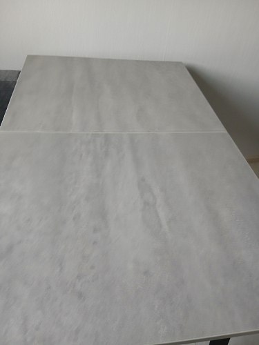 Стол Тринити Лофт 120 32 мм дуб галифакс табако / черный матовый фото покупателя 405