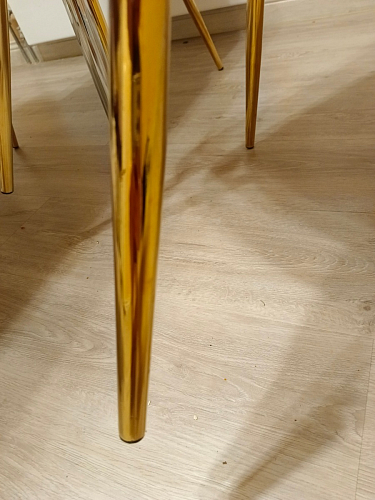 Стул на металлокаркасе Dabl 01 champagne / gold фото покупателя 103