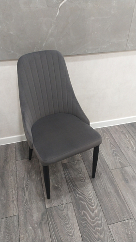 Стул на металлокаркасе Kora gray / black фото покупателя 251