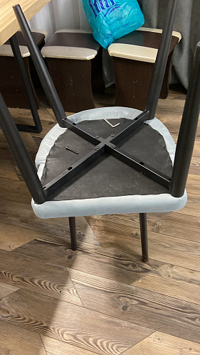 Стул на металлокаркасе Kora beige / black фото покупателя 325