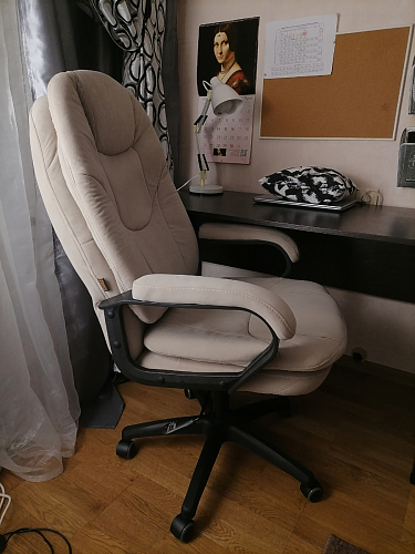 Компьютерное кресло Comfort Lux/Комфорт Люкс серый фото покупателя 80