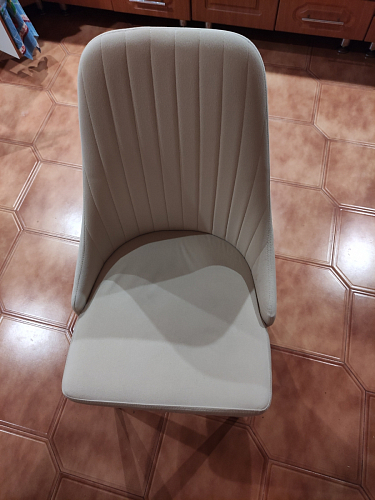 Стул на металлокаркасе Kora 1 gray / black фото покупателя 11