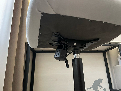 Компьютерное кресло Честер темно-серый / золото  - Уцененный экземпляр фото покупателя 59