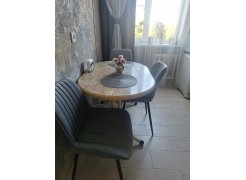 Стул на металлокаркасе Вейв П темно-серый / черный фото покупателя 63