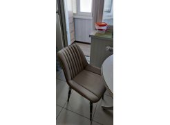 Стул на металлокаркасе Седа К крутящийся светло-серый  / белый фото покупателя 17