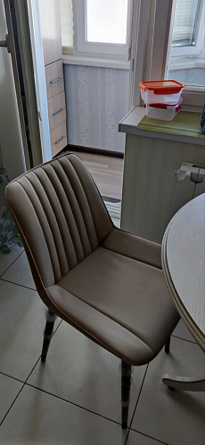 Комплект стульев Вейв 4 шт светло-серый / черный фото покупателя 17