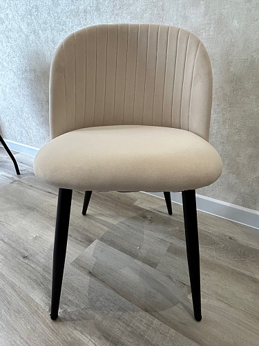 Стул на металлокаркасе Gabi latte / gold / black фото покупателя 685