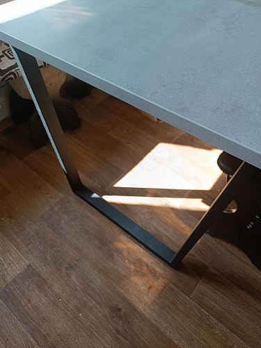 Стол Лота Лофт 120 25 мм сабия / белый матовый фото покупателя 564