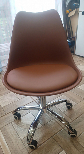 Компьютерное кресло Kolin с подушкой clear / white фото покупателя 398