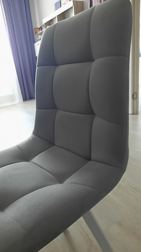 Стул на металлокаркасе Чилли зеленый / черный фото покупателя 810