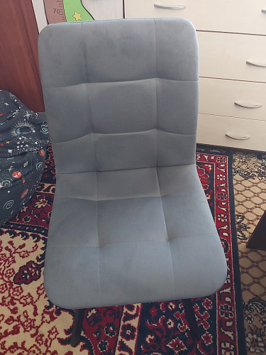 Стул на металлокаркасе Чилли К кирпичный / черный фото покупателя 623