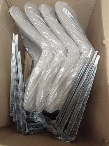 Стул на металлокаркасе Седа К кирпичный / черный фото покупателя 292