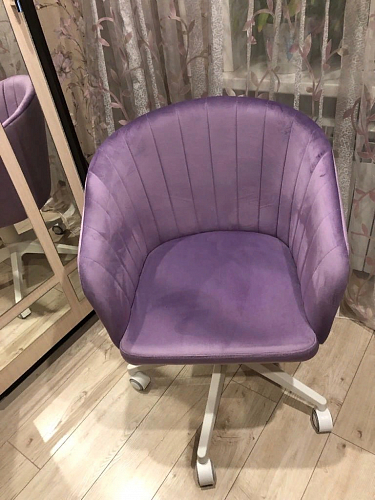 Компьютерное кресло Пард экокожа белый фото покупателя 196