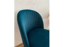 Стул на металлокаркасе Gabi blue / black фото покупателя 335