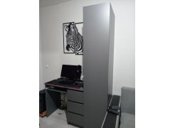 Шкаф Мадера ДМ ЛДСП графит новый фото покупателя 2