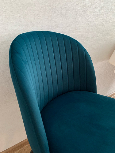 Стул на металлокаркасе Gabi 1 beige / black фото покупателя 334