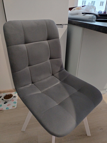 Комплект стульев Чилли 4 шт темно-серый / черный фото покупателя 89