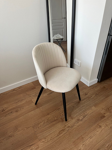 Стул на металлокаркасе Gabi latte / gold / black фото покупателя 451