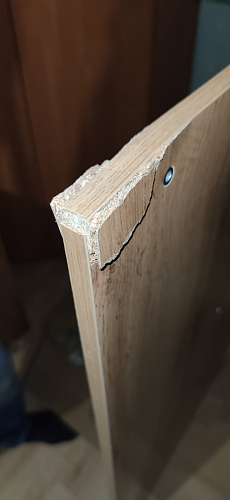 Письменный стол Битти Лофт 116х60х75 дуб делано светлый / белый матовый фото покупателя 130