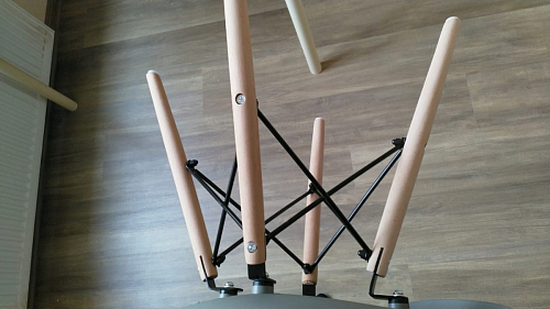 Пластиковый стул Eames PC-015 серый фото покупателя 430