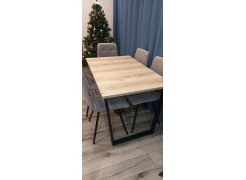 Стол Лота Лофт 140 25 мм юта / белый матовый фото покупателя 190