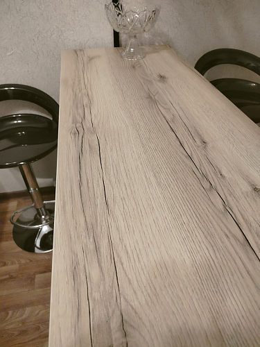 Барный стол Нари 120х50х171 делано / черный матовый фото покупателя 18