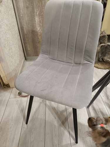 Стул на металлокаркасе Дани П бежевый / черный фото покупателя 44