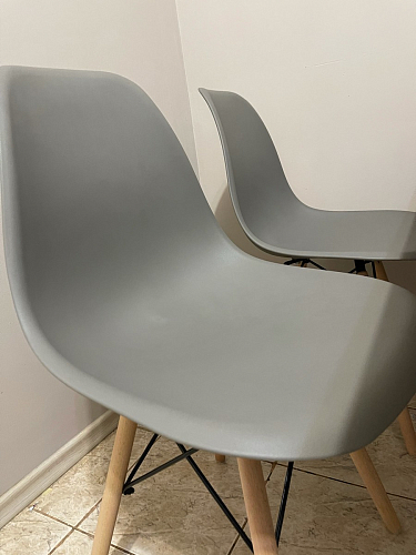 Пластиковый стул Eames PC-015 серый фото покупателя 172