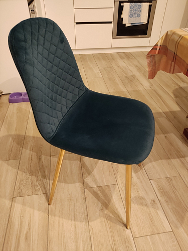 Стул на металлокаркасе Dabl 01 champagne / gold фото покупателя 31