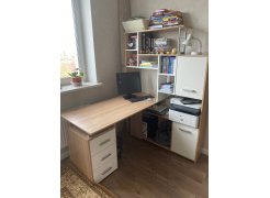 Стол компьютерный Джаз-15 белый правый фото покупателя 1