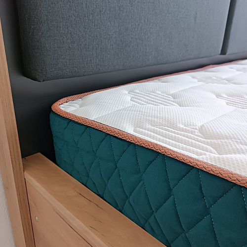 Двуспальная кровать Клауд 160х200 парящая дуб крафт золотой / антрацит фото покупателя 348