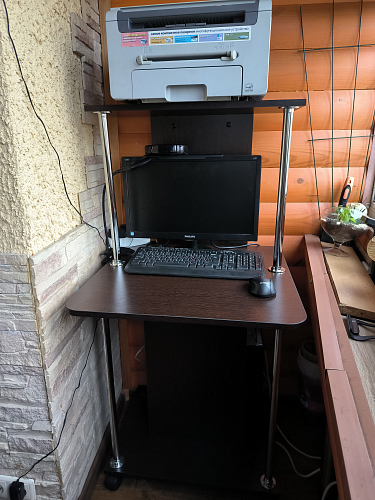 Компьютерный стол КСТ-12 белый фото покупателя 52